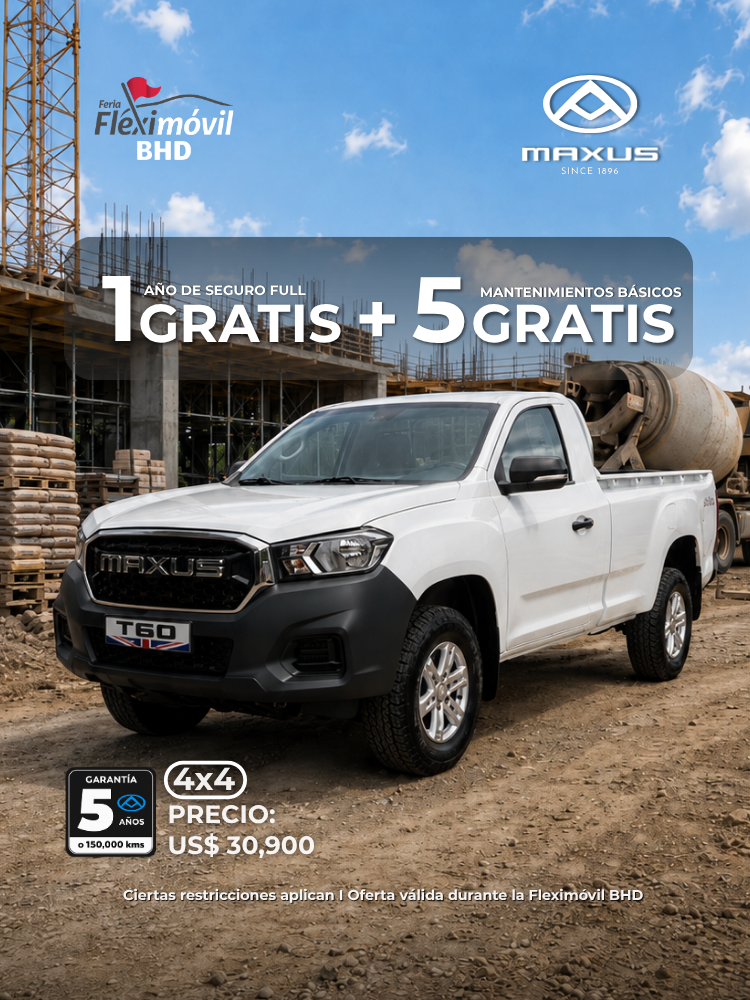 Maxus (Modelo T60 UNA CABINA) WEB